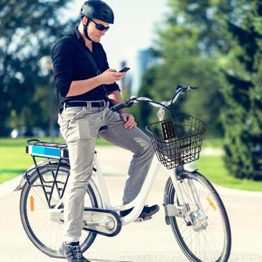 Велосипедний кошик Teksome - кошик на кермо | Знімний транспортний кошик для скутера та триколісного велосипеда з місцем для собак, котів, тварин, фруктів та покупок