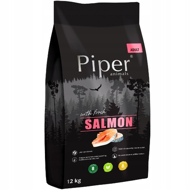 Сухий корм для дорослих собак Piper з лососем, 12 кг