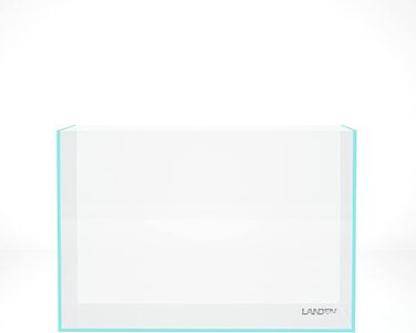 Акваріум LANDEN 45P 38 л безрамковий, ультрапрозоре скло, 45×30×30 см, товщина 5 мм, з матом для вирівнювання