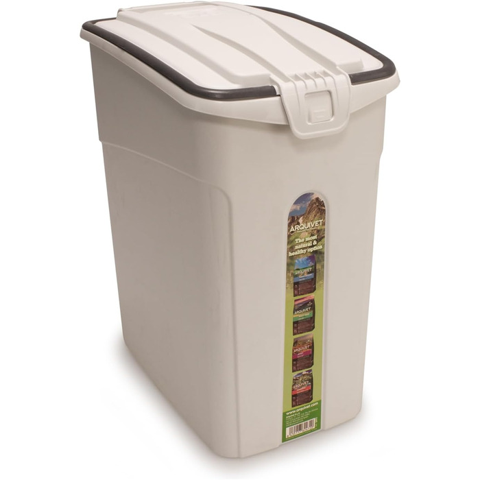 Контейнер для корму Arquivet для собак та котів, 14 л, 5 кг, з дозатором, для зберігання корму
