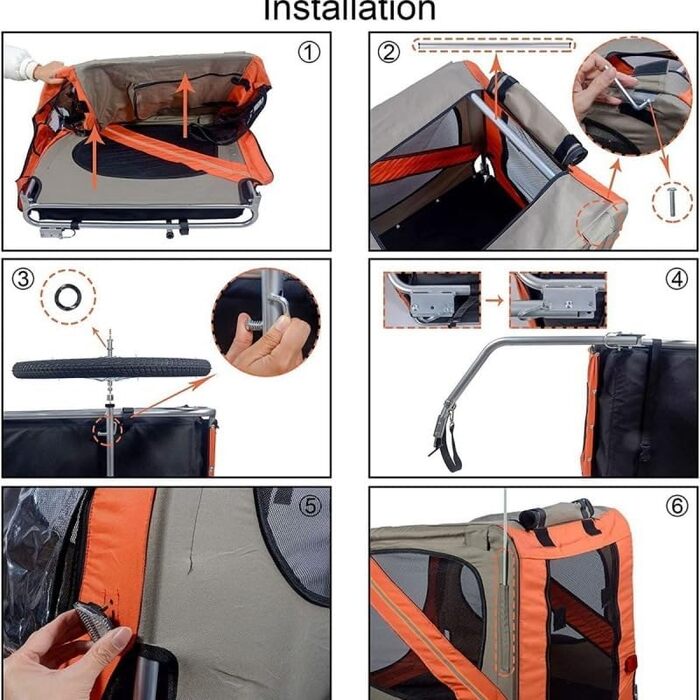 Фаркоп для собак, велосипедний фаркоп, складний фаркоп для собак, відбиваючий фаркоп для велосипеда