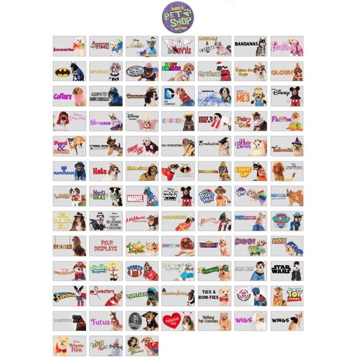 Костюм принцеси для домашніх тварин Rubies, багато кольорів, розмір L