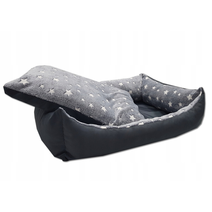 Велике лежак-диван для собак, м'який ковпак 100x70 см, розмір L