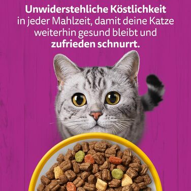 Сухий корм для дорослих котів Whiskas з куркою, 3.8 кг (набір з 5 пачок по 800 г)