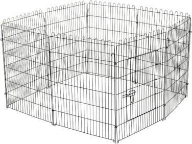 PawHut® вольєр для цуценят, огорожа для собак, вольєр-загон для малечі, 5 розмірів: 71x61 см