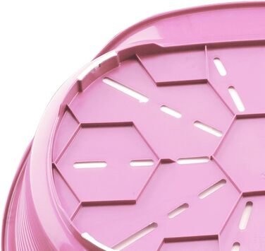 Лежанка для собак та котів Ferplast Siesta Deluxe 4, рожева, 62 x 45 x 22 см