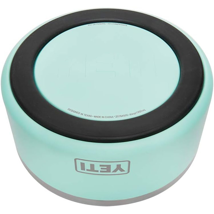 Миска для собак YETI Boomer 8 з нержавіючої сталі, 1,8 л, нековзка, бірюзова