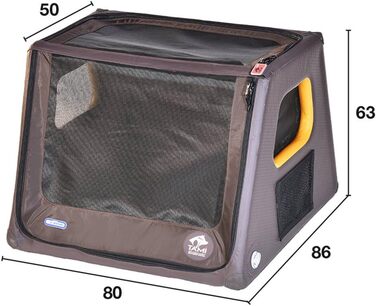 Надувна переносна собача будка TAMI M - переносна собача будка, переносна клітка для собак, автокрісло для собак