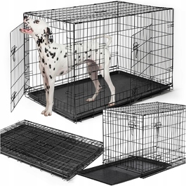 Металевий вольєр-клітка Be-Active для великих собак, 68 x 105 x 75 см