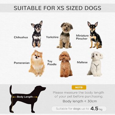 PawHut лежанка для собак, ліжко-софа для кошенят та цуценят з дерев'яним каркасом, сірий колір, 70 x 47 x 30 см