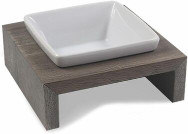 Replus Meshidai: годівниця для котів та собак, окрема миска, сірий колір, об'єм 0.2 л