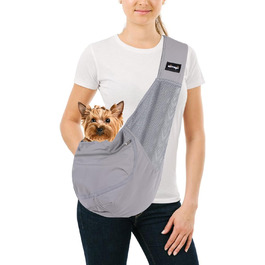 NATUYA Сумка-переноска для собак – легка та зручна, дихаюча сітчаста сумка для цуценят до 7 кг, сумка на блискавці, регульований ремінь для подорожей та прогулянок без рук