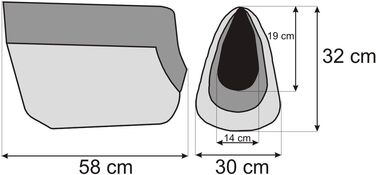 Сумка-переноска для собак та котів з екошкіри, до 2,5 кг, білий колір