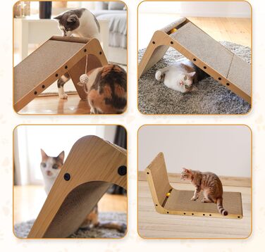 Кігтеточка для котів 68 см: велика, з картону, XXL, ліжко, ковдра та меблі для котів