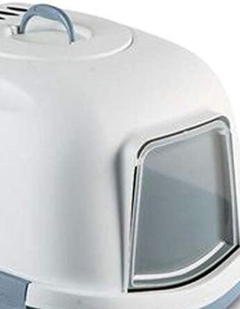 Лоток для котів Stefanplast Super Queen, 55 x 71 x 46,5 см, сталево-блакитний