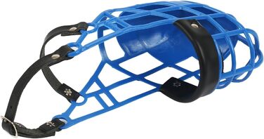 Нашийник-маска для грейхаундів (довгоносі) 101 Windhund – легкий, дихаючий, безпечний для прогулянок, ветеринара та захисту від отруєнь. Міцний та довговічний. Синій.