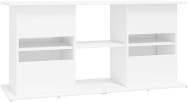 Підставка для акваріума INLIFE, глянцева біла, 121x41x58 см, ДСП, 30,5 кг