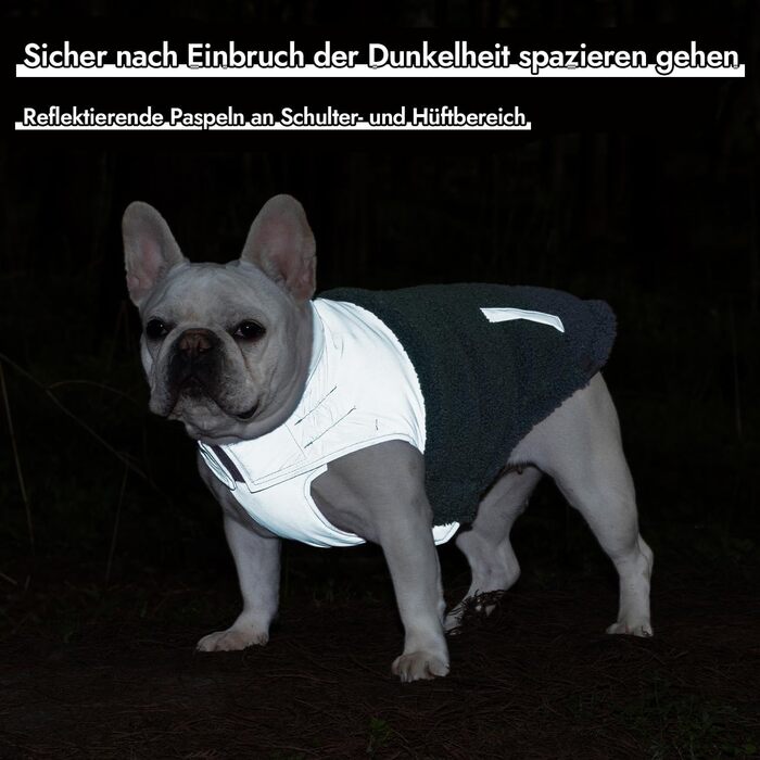 Зимовий теплий жилет для собак з інтегрованим шлейкою, водо- та вітронепроникний, світловідбиваючий, зручний, регульований (Блакитний, 3XLP, обхват грудей 55 см)