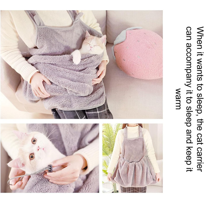 Трансформер для тварин: переноска-сліп для собак та котів, м'яка, дихаюча, портативна