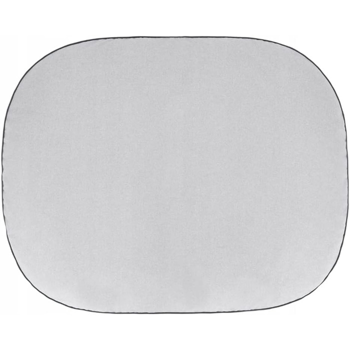 Матрац для собак овальної форми, 87x68x15 см, сірий - водонепроникний, кучелистий, для собак маленьких, середніх та великих порід, підходить для вулиці, можна прати