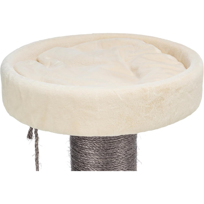 Дерев'яний будиночок для котів TRIXIE Marcello, 114 см, бежевий – багатоповерховий котячий будиночок з місцями для дряпання та іграми, стабільний та затишний