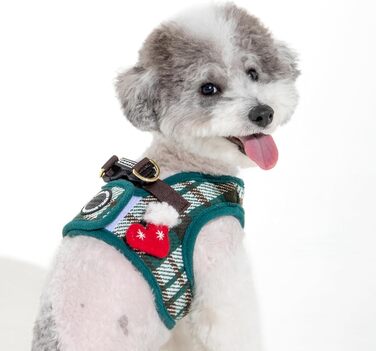 Шлейка для собак Puppia Douglas, тепла, зимова, у візерунку 