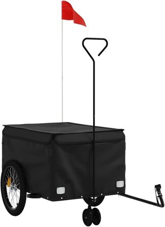 Причіп для велосипеда Gecheer: вантажний, для собак, чорний, 137x68x59 см