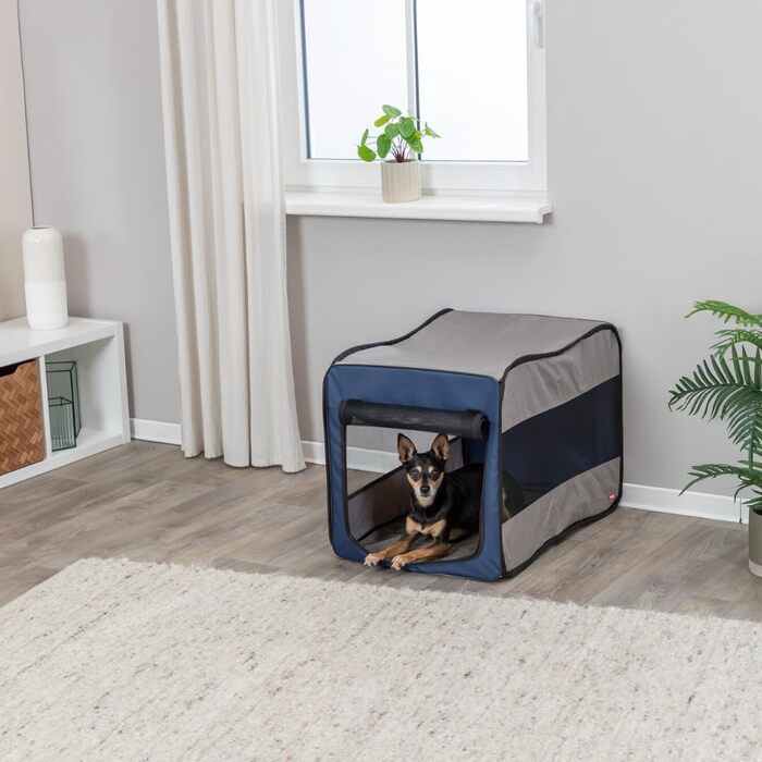 Тріксі переносна собача будка Twister S-M, 50x52x76 см - з функцією Pop-Up, для внутрішнього та зовнішнього використання, з сумкою для перенесення