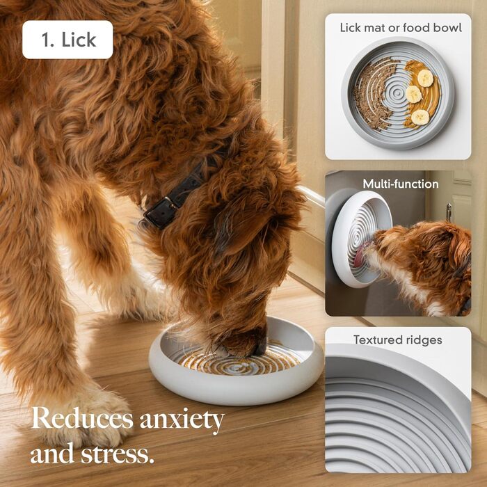 Набір для розвитку інтелекту собак LAY LO: іграшка-кіп, миска для корму та килимок для ласощів, килимок для нюхання, безпечний силікон, з онлайн-підтримкою