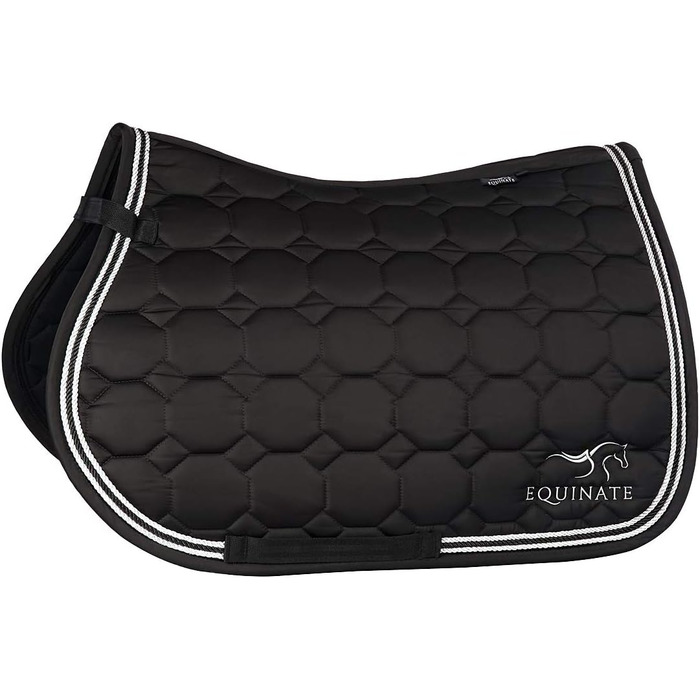 Equinate Schabracke Madison Warmblut VS Vielseitigkeit Schwarz - підкова для коня, універсальна, чорна