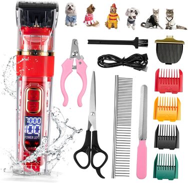 Триммер для собак та котів BESPORTBLE: бездротовий, тихий, з LED-дисплеєм та аксесуарами