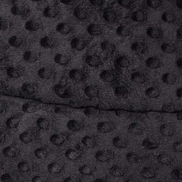 Сумка-переноска для собак та котів чорного кольору (Minky), L (15 кг) - 42 x 29 x 33 см