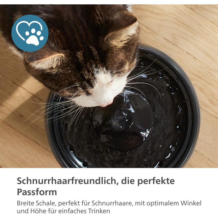 Фонтанчик для котів Philips Pet Series PAW3210/02: Інтелектуальний, з захистом від протікання, датчиком рівня води та тихим режимом