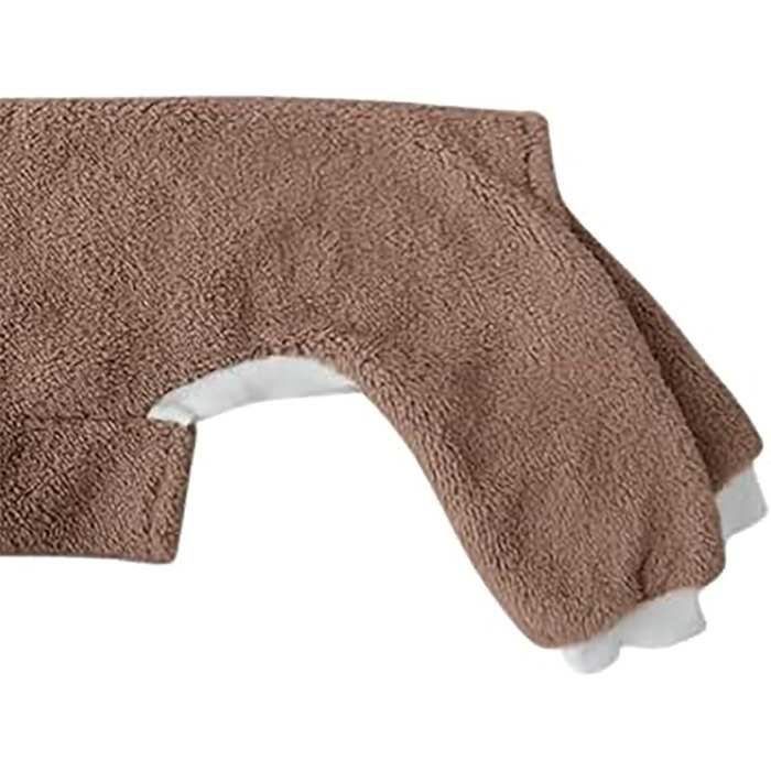 Піжама для собак з високим коміром: теплий флісовий комбінезон для Віппетів та Афганських Віндхундів, затишна піжама для домашніх тварин (A,M)