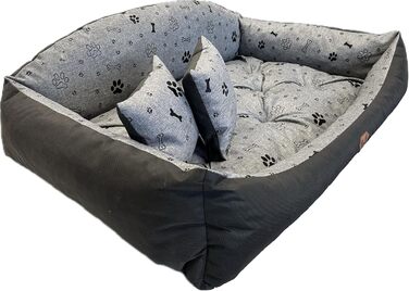 Ортопедичне ліжко для собак Dogs4Life: м'яке, миється, з можливістю персоналізації (S-XXL)