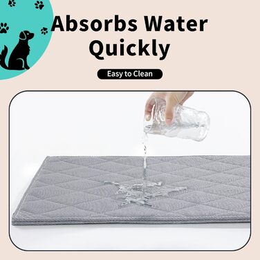 Міцне ліжко для собак MABOZOO – стійке до кусання, машинного прання, для маленьких собак, сіре, 43x58 см