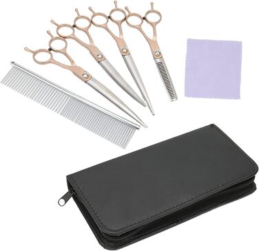 Набір для догляду за собаками: гребінець, тример, ножиці для собак, котів, кроликів, хом'яків. 17,8 см