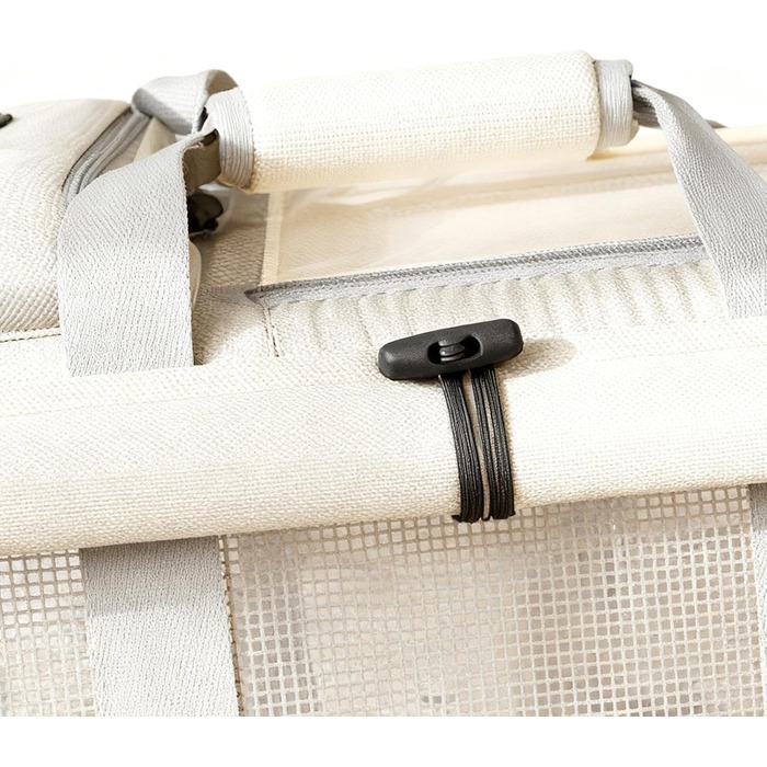 Транспортна сумка для собак та котів, переноска для цуценят, кремового кольору. Ідеально для подорожей, прогулянок та кемпінгу