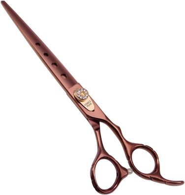 Ножиці для грумінгу собак та котів Fenice Peak, 440C, японська сталь, 17.8 см