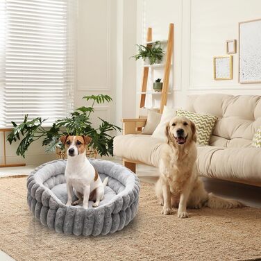 Лежанка для котів та собак, лежанка-софа для тварин, знімна та миюча, неслизька, для котів та собак (Сірий, S)