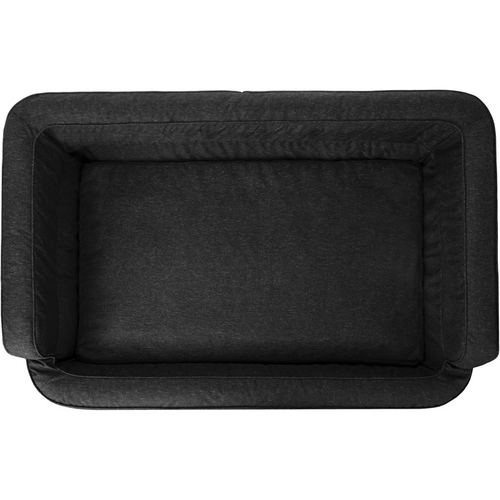 Ліжко для собак PillowPrim XXL 117x79 см, меблі для тварин, котяче ліжко, знімний чохол, чорне, лежак, кошик, подушка, диван для собак