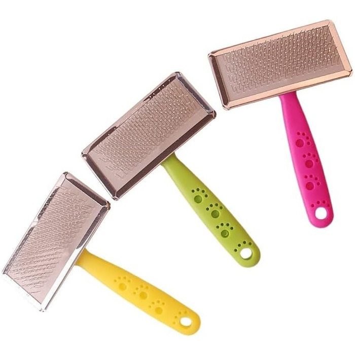 Бурштук для догляду за шерстю котів з довгим хутром, щітка для собак і котів, гребінець для котів, щітка для догляду за домашніми тваринами, для кошенят, кроликів, інструмент для видалення шерсті, масажна та очисна щітка для розплутування вузлів