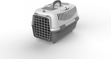 Контейнер для перевезення тварин Nomade 2, для маленьких собак і котів, 55x36x35 см, до 8 кг, поліпропілен, пластикові дверцята