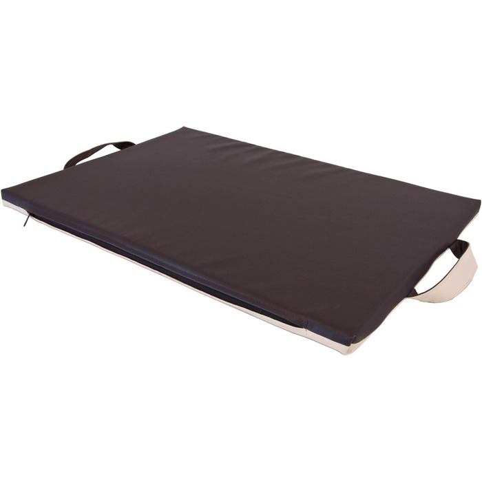 Килимок для собак CopcoPet Alex Бежево-коричневий 98 x 68 см – Міцне штучне шкіряне покриття, легко миється, нековзний, для середніх собак, авто, саду, кемпінгу – з шаром піни 3,5 см