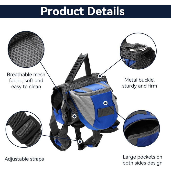 Рюкзак для собак Cyrank: зручний та безпечний для прогулянок та подорожей (L)