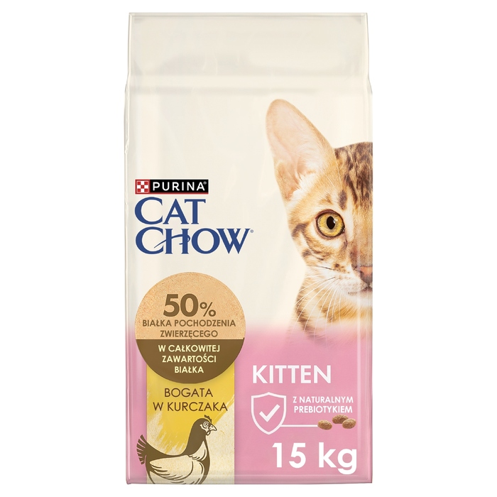 Сухий корм для кошенят PURINA Cat Chow Kitten з куркою, 15 кг