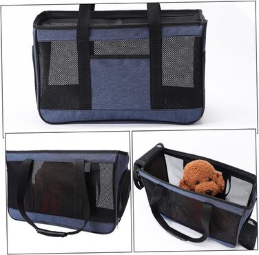 Транспортна сумка для кота/собаки Yardwe: дихаюча, з Oxford тканини, складана, з плечовим ремінцем