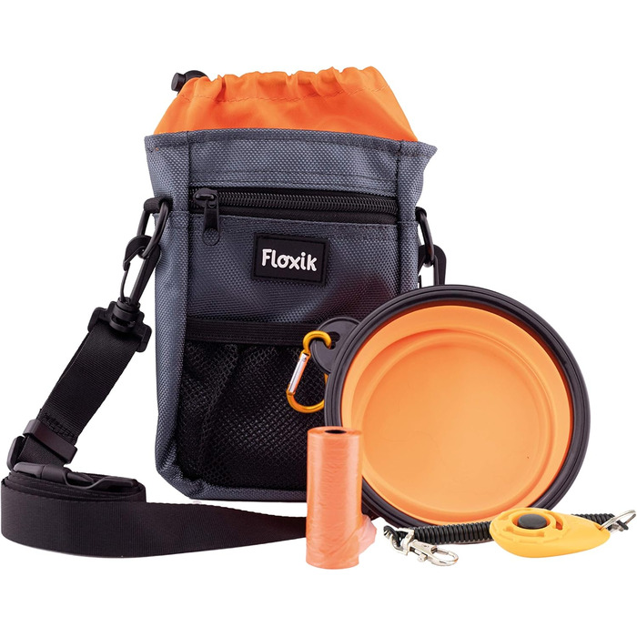 Сумка для ласощів Floxik Premium для собак | Практичний універсальний мішечок для ласощів | Сумка для дресирування собак та цуценят