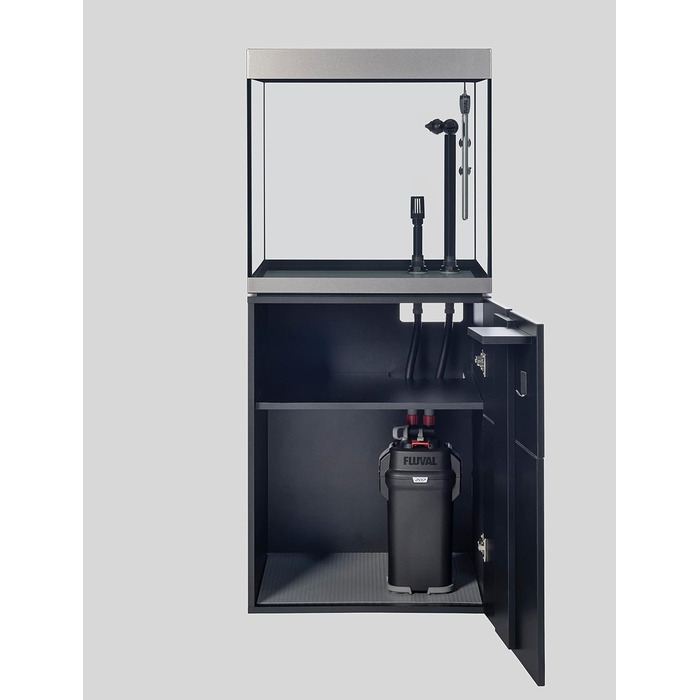 Акваріумний комплект Fluval Siena 160, 166 л з тумбою, білий (чорний)