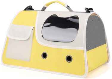 Сумка-переноска для тварин, складана, дихаюча, велика місткість, з вікном, для подорожей - комфортна, міцна з металевим каркасом, ідеальна для прогулянок